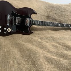 Jacobs SG Style Electric Guitar. Hand Wound Hot Pickups