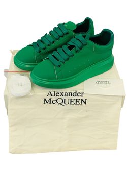 Alexander McQueen oversized sneakers Mens US 10 Green with Original box