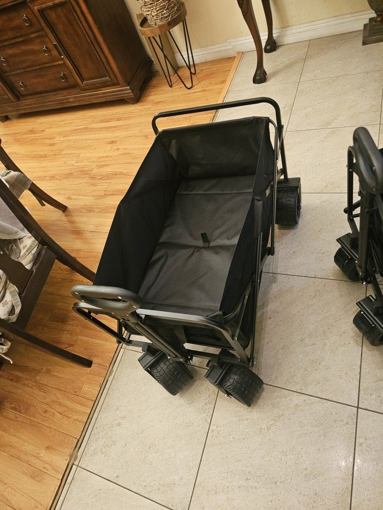 Folding Wagon Black Color Model Bw-w05