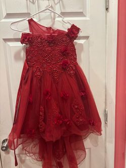 Beautiful Girls Red Formal/Party Dress – $75 OBO