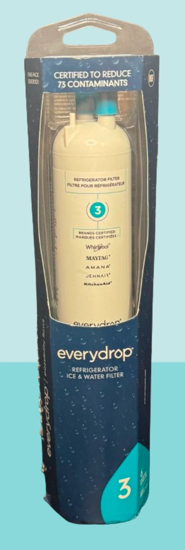 EVERYDROP Replacement ICE & WATER Refrigerator Filter #3 Whirlpool, Maytag Amana