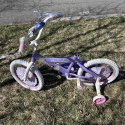16" Huffy Disney Princess Bike - Includes Training Wheels