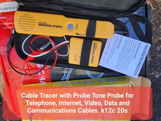 Cable Tracer with Probe Tone Probe for Telephone, Internet, Video, Dat &KjU