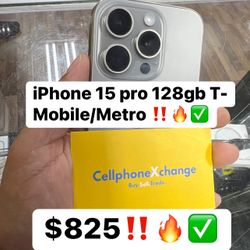 iPhone 15 Pro 128gb Tmobile/Metro 