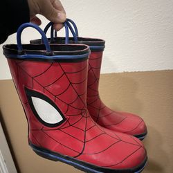Spider-Man Rain Boots Size 11-12