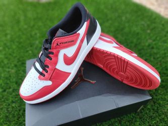 Air Jordan 1 Low Chicago Gym Red Flyease Size 12