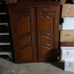 Armoire Still Nice Condition. Doors Drawers Very Solid 