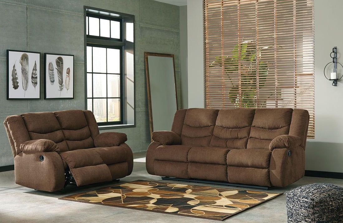 New Ashley Furniture Reclining Sofa And Loveseat 