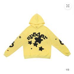 Sp5der Yellow Hoodie