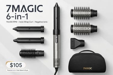 7MAGIC 6-in-1 Hair Styler & Dryer