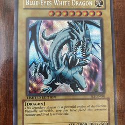 Yugioh Blue-Eyes White Dragon FL1-EN001 Secret Rare Limited Edition LP/NM