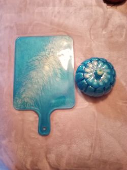 Inspired Epoxy Creations, Blue Pumpkin Combo