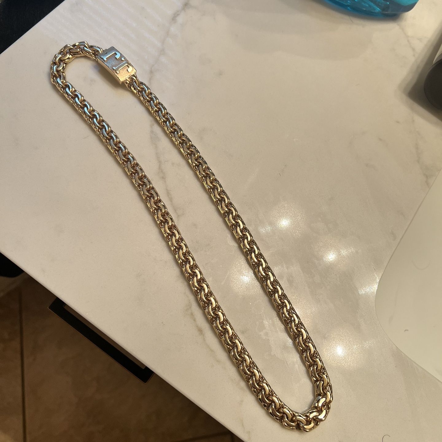 10K Chino Link Necklace/chain 200g 26”