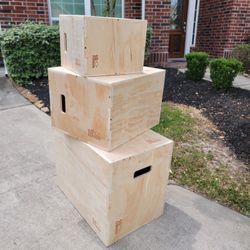 Wooden Plyo Box 3 Sizes