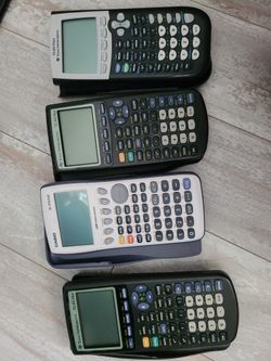 TI-83 Plus , Fx-9750GII, Ti-84 Plus  Calculators