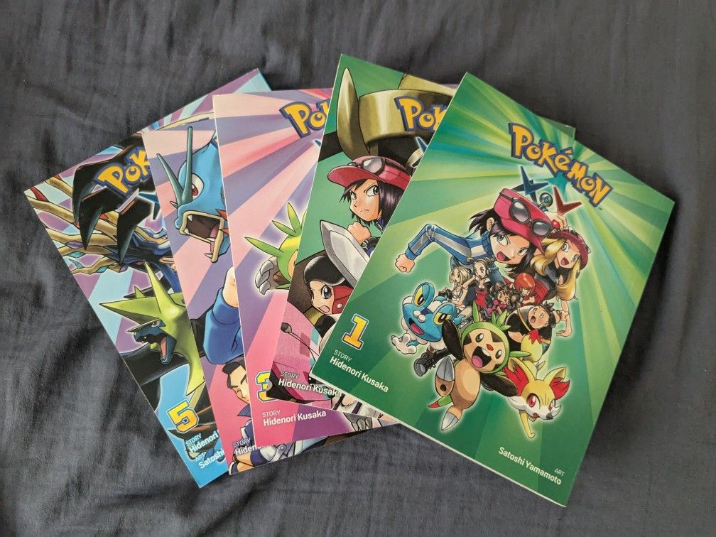 Pokemon XY Comic Books Vol. 1-5