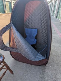Portable One-Person Steam Sauna - Full Body Home Spa with Chair & Steamer