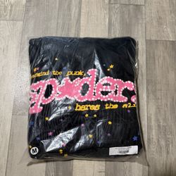 Sp5der P*NK V2 Hoodie Black