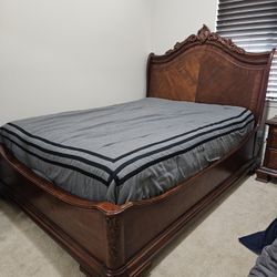 Queen Cherry Oak (Solid Wood) Bedroom Set