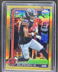 Luther Burden III Topps Chrome RC Gold Refractor /50