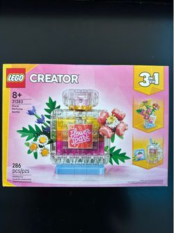 LEGO Creator 3-in-1 Floral Decor Perfume Bottle 31383 Brand New Set