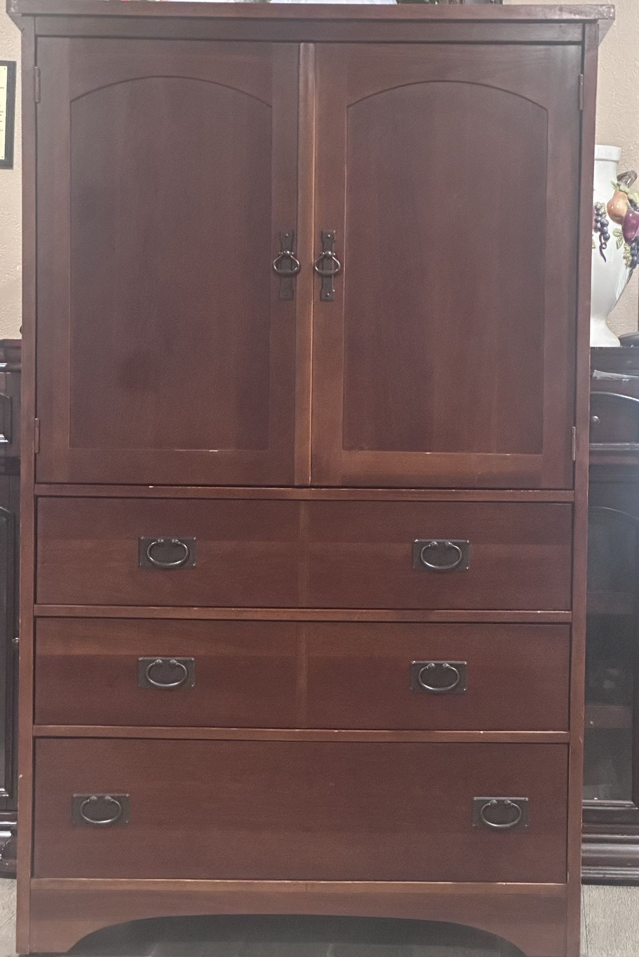 Tall Wood Dresser