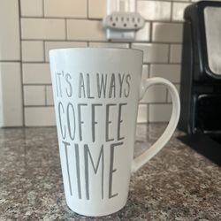 ‘It’s Always Coffee Time’ Matte Mug 