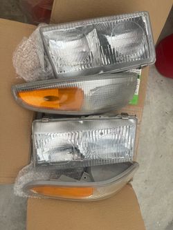 Used c5 corvette front headlights & blinker lights.