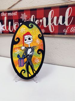 Jack Skellington Christmas Painting 