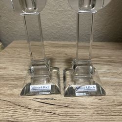 Biller oh & Boch Cristal Candle Holders 