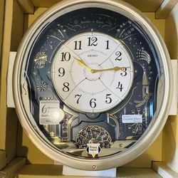 Seiko Melodies in Motion Wall Clock - New