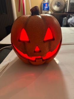Vintage Gemmy Halloween Pumpkin Mold