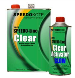 Speedkote Automotive Clear Coat 2K Acrylic Urethane, SMR-1150/1103-Q 4:1 Gallon Clearcoat Slow Kit