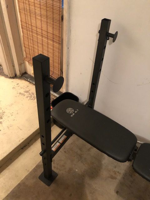 Weight bench and weights