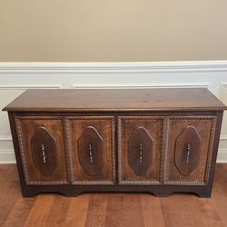 VERY LARGE SOLID WOOD CABINET/SIDEBOARD