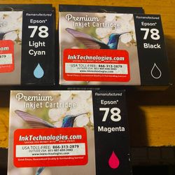 3 Ink Cartridges For Epson Artisan 50 Printer