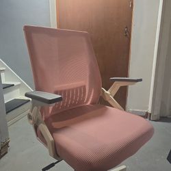 Pink Ergonomic Tiktok Computer Desk Chair 