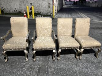 Four dining chairs