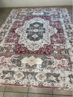 BeautifulPersian style 9x12 washable area rug