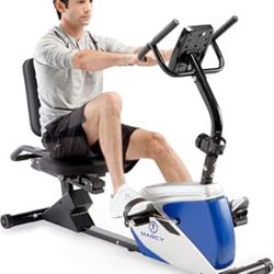 Marcy’s  Magnetic Recumbent Bike, sit down exercise bike, workout machine, exercise equipment, cardio machine 