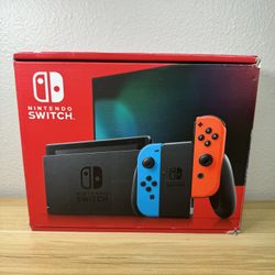 Nintendo Switch 32GB Handheld Console - Neon Red/Neon Blue