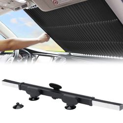 Front Retractable Windshield Sun Shade For Car