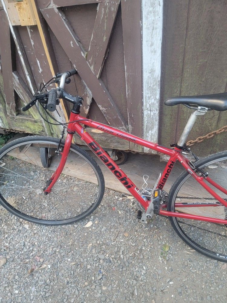2006 Bianchi Boardwalk hybrid city bike bicycle 16 in red high