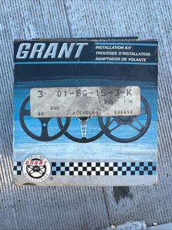 Grant 3249 Steering Wheel Installation Kit Adapter Hub – New Open Box – Made in USA