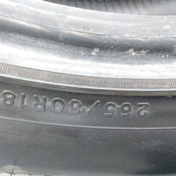 PAIR OF 265/60/18 SAILUN TERRAMAX HLT TIRES MOUNTED AND BALANCED 