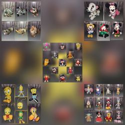 Large Stuffed Animal Lot (43 In Total)