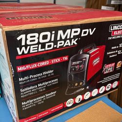 Lincoln Electric 180 Amp Weld-Pak 180i Multi-Process Stick/MIG/Flux-Core/TIG, 120V or 230V Aluminum Welder