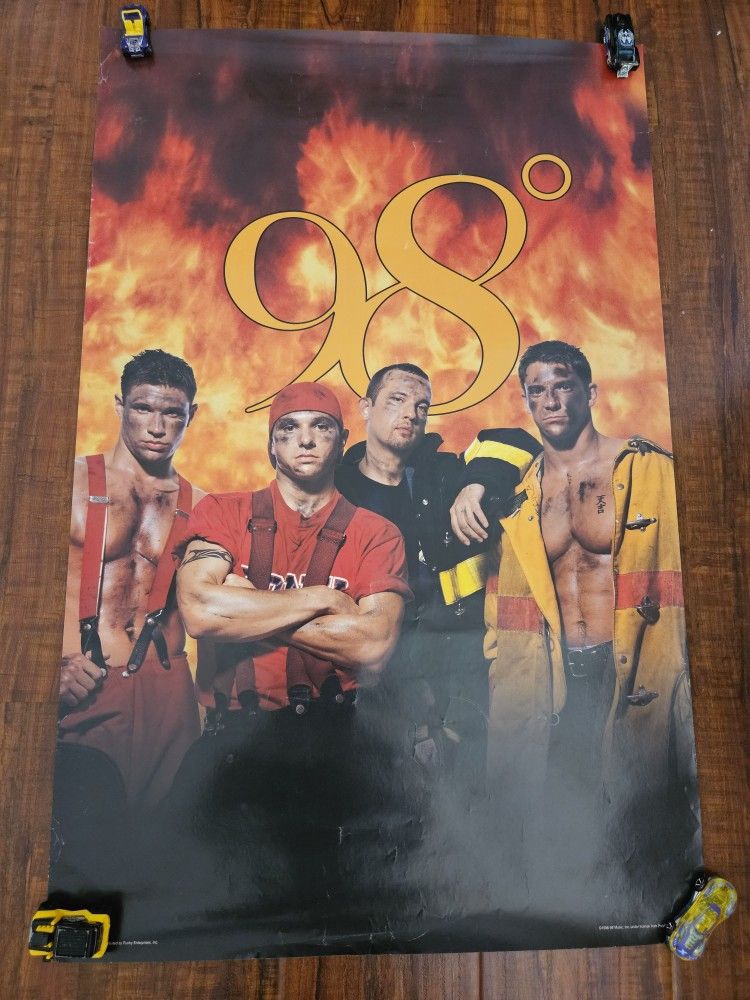 98 Degrees Posters- Signed And Shirtless!!