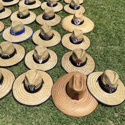 Nfl straw hats top