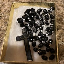 Black Rosary Beads